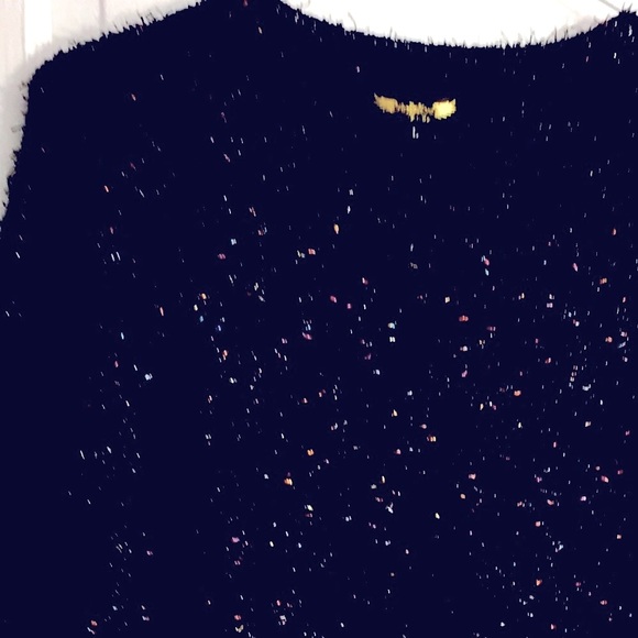 Sparkly Eyelash Confetti MetallicThreads Sweater - Picture 2 of 11